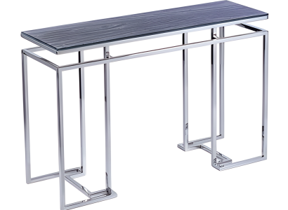 Moderner grauer Konsolentisch aus Holz