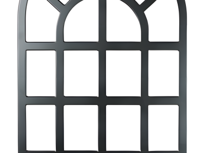 Grauer Spiegel aus Glas modern, eleganter Dekorationsartikel