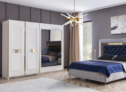 Modern Kleiderschrank Luxus Schrank Holz Schlafzimmer Möbel Design Weiß