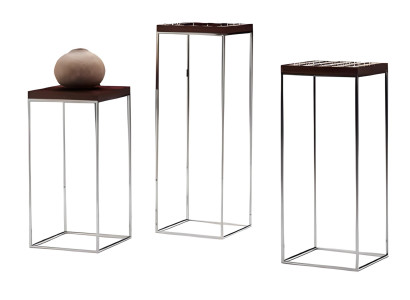 Stilvoller Kerzenständer Set ohne Rahmen sieht leicht und modern aus.