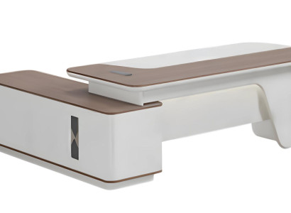 Eckschreibtisch Chef Büro Holz Möbel modern Arbeitszimmer 180x160