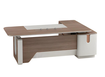 Eckschreibtisch Büro modern Holz Arbeitszimmer futuristisch Office