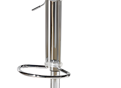 Vintage Barstuhl – Stilvoll, robust & gemütlich Aluminium Leder