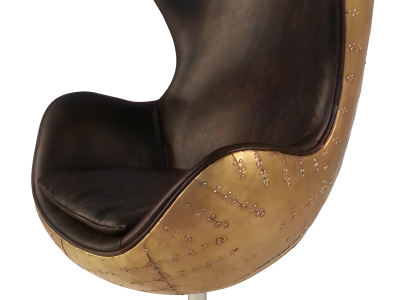 Drehstuhl Sessel – Vintage Lederlook gemütlich & elegant