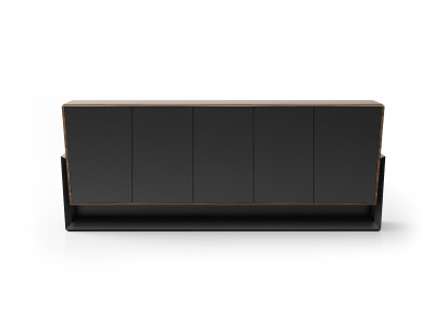 Braune Holz Konsole modern elegant für Flur und Wohnzimmer