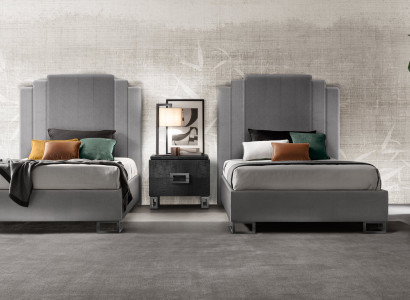 Das pastellfarbene Schlafzimmer-Set passt zu allen Farbnuancen.