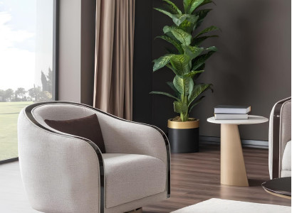 Bequemer Sessel mit elegantem Design für stilvolle Wohnräume