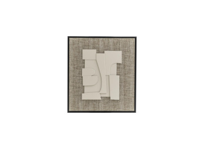 Beiges Holz Gemälde modern elegant für Wohn- und Büroumgebung