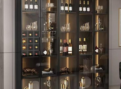 Weinschrank Weinvitrine Weinregal Glasschrank Weinkühlschrank Flaschenregal
