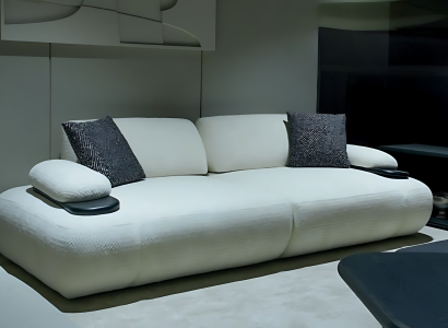 Wohnlandschaft Dreisitzer Couch Sofa Modern Komfort Stilvoll
