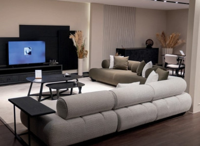 Wohnlandschaft 4-Sitzer Big Sofa Couch Modern Komfortabel Stilvoll