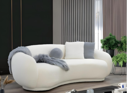 Wohnlandschaft Sofa Dreisitzer Couch Modern Komfortabel Elegant