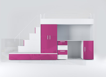 Hochbett aus Holz – Für funktionale Raumgestaltung in kleinen Räumen.