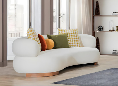 Dreisitzer Couch Sofa Wohnlandschaft Modern Zeitlos Komfortabel