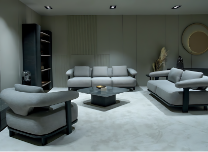 Couch Set Sofa Sofagarnitur Wohnlandschaft Modern Praktisch Elegant