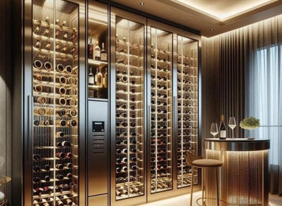 Weinschrank Weinkühlschrank Flaschenregal Weinmöbel Weinkühlvitrine Weinablage