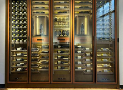 Weinschrank Weinkühlschrank Weinkühlvitrine Weinkühlgerät Wein-Display