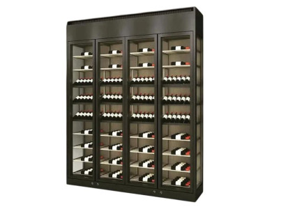 Temperierter Weinschrank Weinkühlschrank Weinklimaschrank Weinmöbel Weinablage