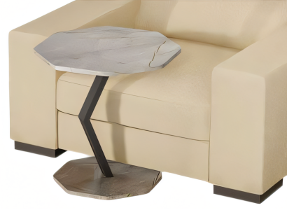 Eleganter Beistelltisch aus Holz in Braun für Wohnzimmer