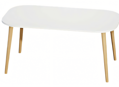 Moderner weißer Couchtisch aus Holz