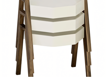 Elegantes Beiges Holz Couchtisch-Set in Modernem Design