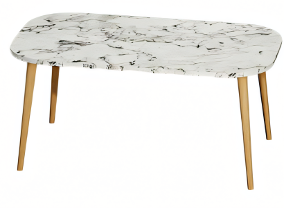 Moderner weißer Couchtisch aus Holz