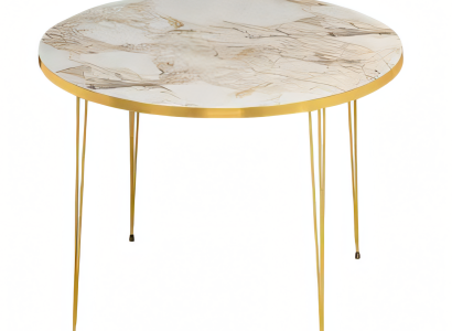 Moderner Couchtisch aus Holz in Mehrfarbig