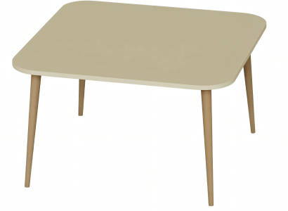 Moderner Couchtisch aus Holz in Beige mit elegantem Design