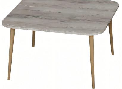 Moderner grauer Couchtisch aus Holz