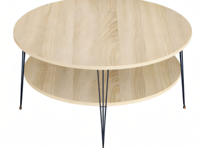 Eleganter brauner Couchtisch aus Holz mit stilvollem Design
