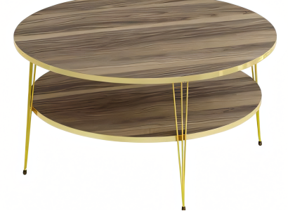 Moderner brauner Couchtisch aus Holz