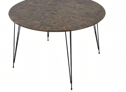 Eleganter brauner Couchtisch aus Holz im modernen Stil