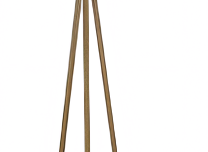 Moderne graue Stehlampe aus Holz mit dimmbarer Funktion