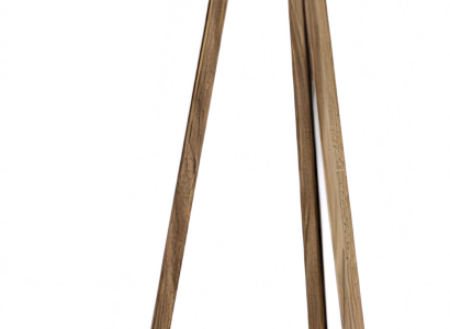 Elegante rosa Holz Stehlampe im romantischen Stil