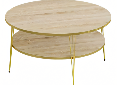 Eleganter brauner Couchtisch aus Holz