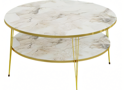 Multifunktionaler Couchtisch aus Holz in Mehrfarbig modern