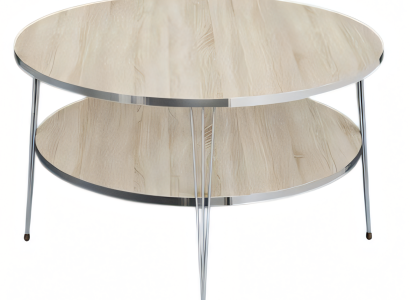 Eleganter brauner Holztisch im stilvollen Design