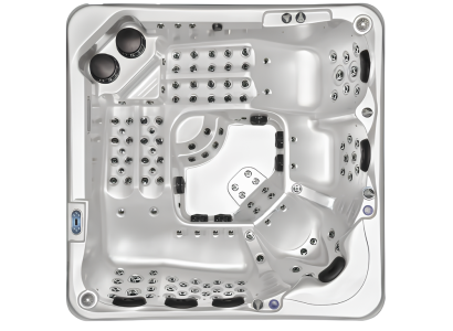 Whirlpool Blubberbad Hydromassagewanne Spa-Bad Whirlwanne 220x220cm