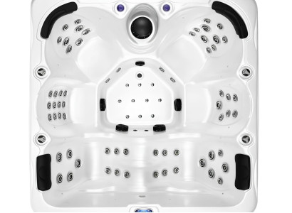 Spa-Bad Whirlwanne Whirlpool Blubberbad Hydromassagewanne Sprudelbad 210x210 cm