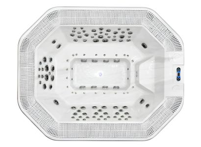 Whirlpool Whirlwanne Garten Bad Outdoor-Spa Relaxpool Massagebad 300x240cm