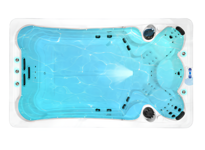 Whirlwanne Whirlpool Heißwasserbecken Hydromassagewanne Outdoor-Spa 398x230cm