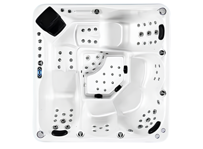 Whirlpool Blubberbad Hydromassagewanne Spa-Bad Whirlwanne 200x200 cm