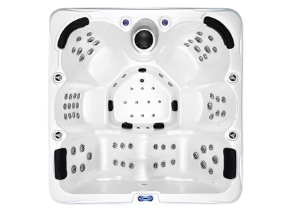 Relaxpool Sprudelbad Outdoor Whirlpool Hydromassagewanne Massagebad 210x210 cm