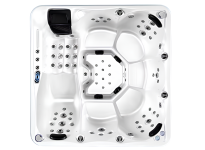 Blubberbad Whirlpool Hydromassagewanne Außenwhirlpool Outdoor-Spa 190x190 cm