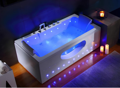 Relaxpool Sprudelbad Spa Whirlpool Hydromassagewanne Massagebad 150x84 cm