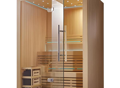 Saunakabine Holzsauna Naturholzsauna Designsauna Massivholzsauna 150x120 cm