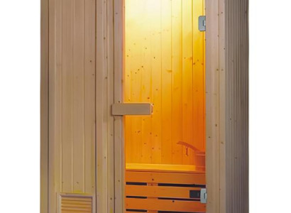 Wellnesssauna Massivholzsauna Saunaraum Sauna Heimsauna Saunakabine 120x100 cm