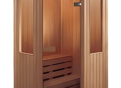 Sauna Heimsauna Saunakabine Saunaraum Massivholzsauna Dampfsauna 135x135 cm
