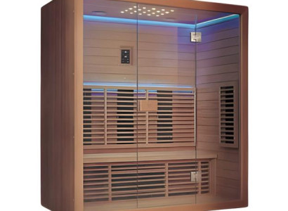 Lichtsauna Sauna Infrarotsauna Trockensauna Saunakabine Saunaraum 180x100 cm