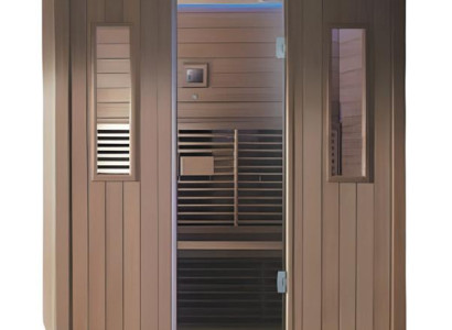 Designsauna Sauna Saunaraum Trockensauna Holzsauna Saunakabine 180x125 cm